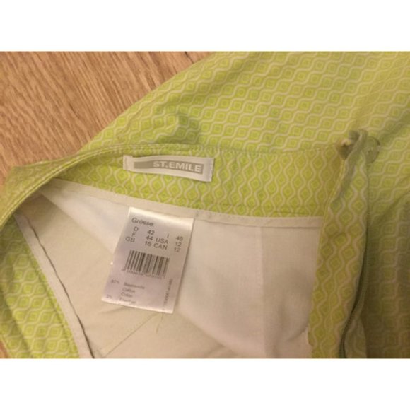 St. Emile Women's Green Trousers - Size 12 US - Picture 4 of 4